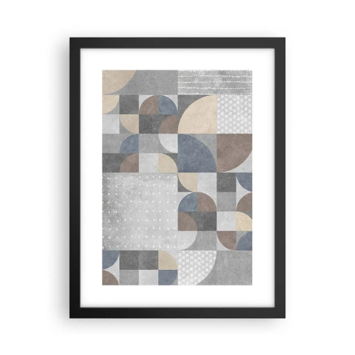 Poster in einem schwarzem Rahmen - Keramische Fantasie - 30x40 cm