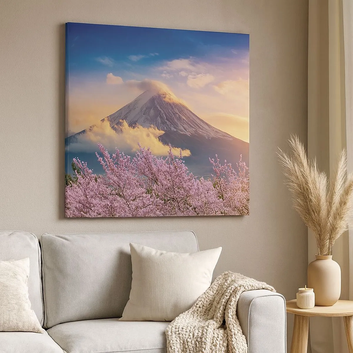 Bild auf Leinwand - Leinwandbild - Japanische Heiligkeit - 30x30 cm