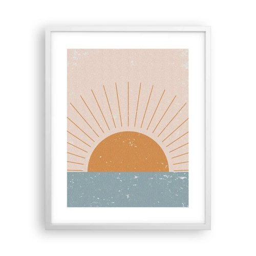 Poster in einem weißen Rahmen - Alltägliches Wunder - 40x50 cm