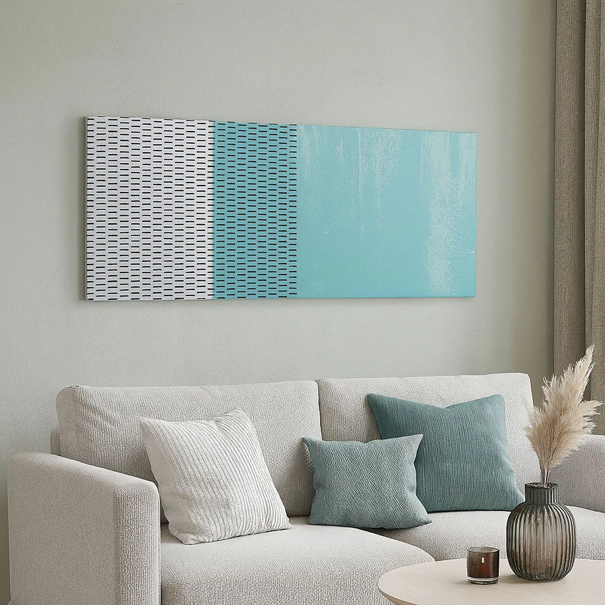 Bild auf Leinwand - Leinwandbild - Eine ausgewogene Komposition - 100x40 cm