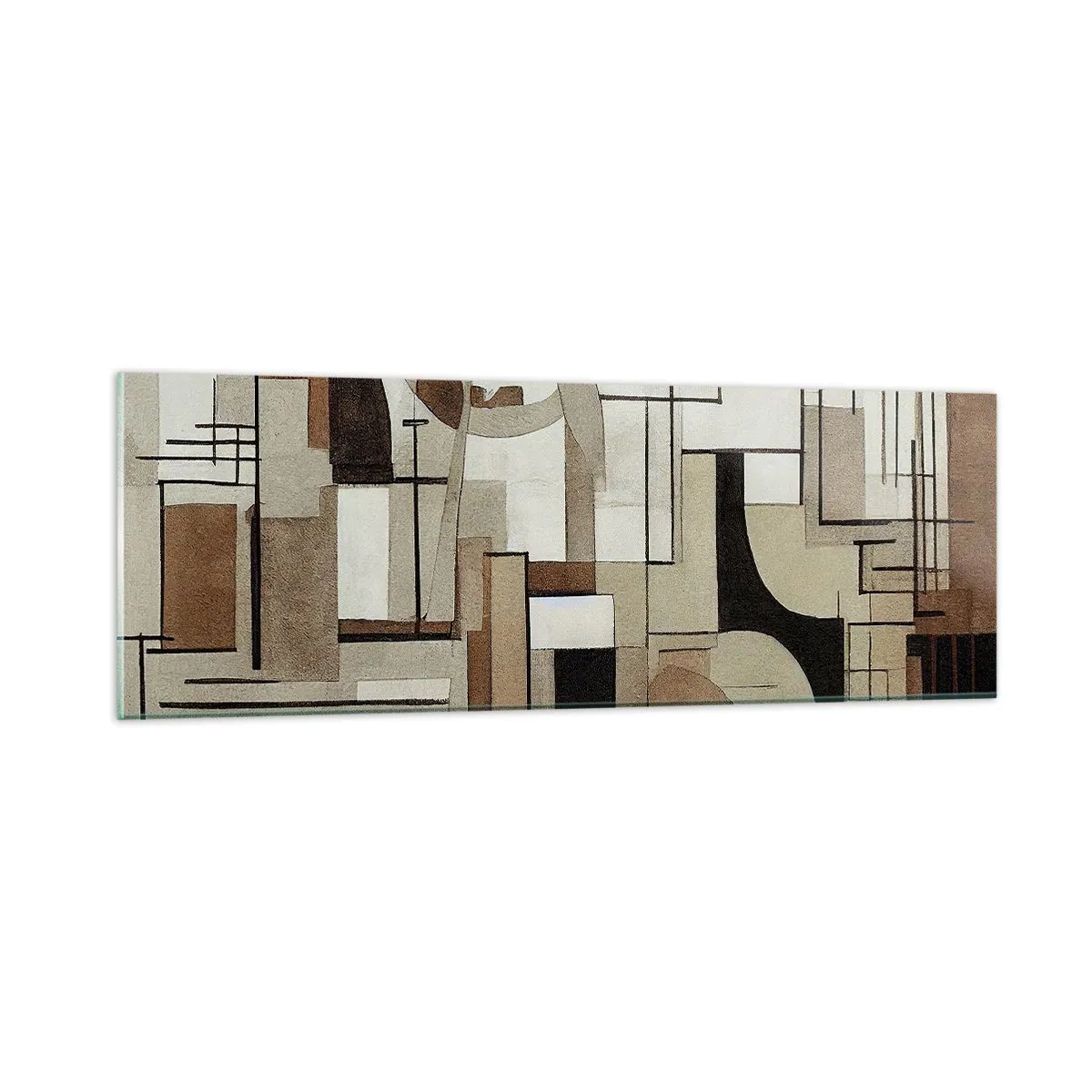 Glasbild - Bild auf glas - Stadtbild 2.0 - 90x30 cm