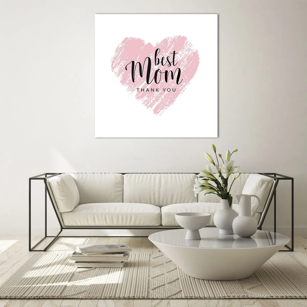 Glasbild - Bild auf glas - Immer der richtige Moment - 30x30 cm