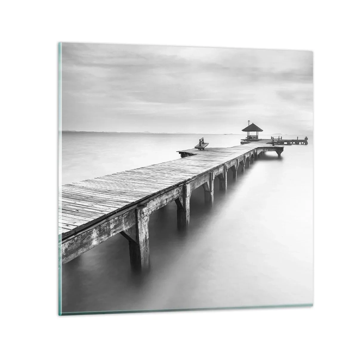 Glasbild - Bild auf glas - In die Ferne - 50x50 cm