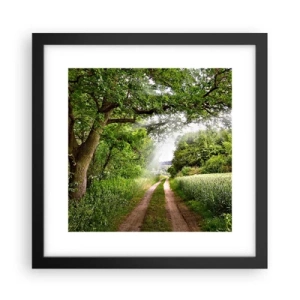 Poster in einem schwarzem Rahmen - Et in Arcadia ego - 30x30 cm