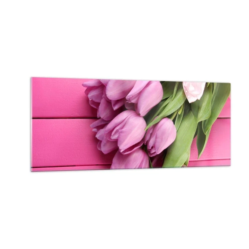 Glasbild - Bild auf glas - Nur für dich - 100x40 cm