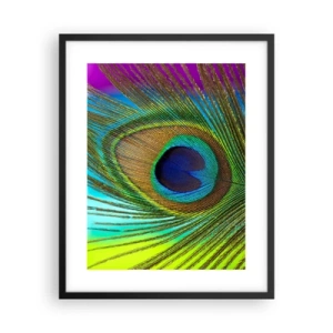 Poster in einem schwarzem Rahmen - Auge in Auge - 40x50 cm