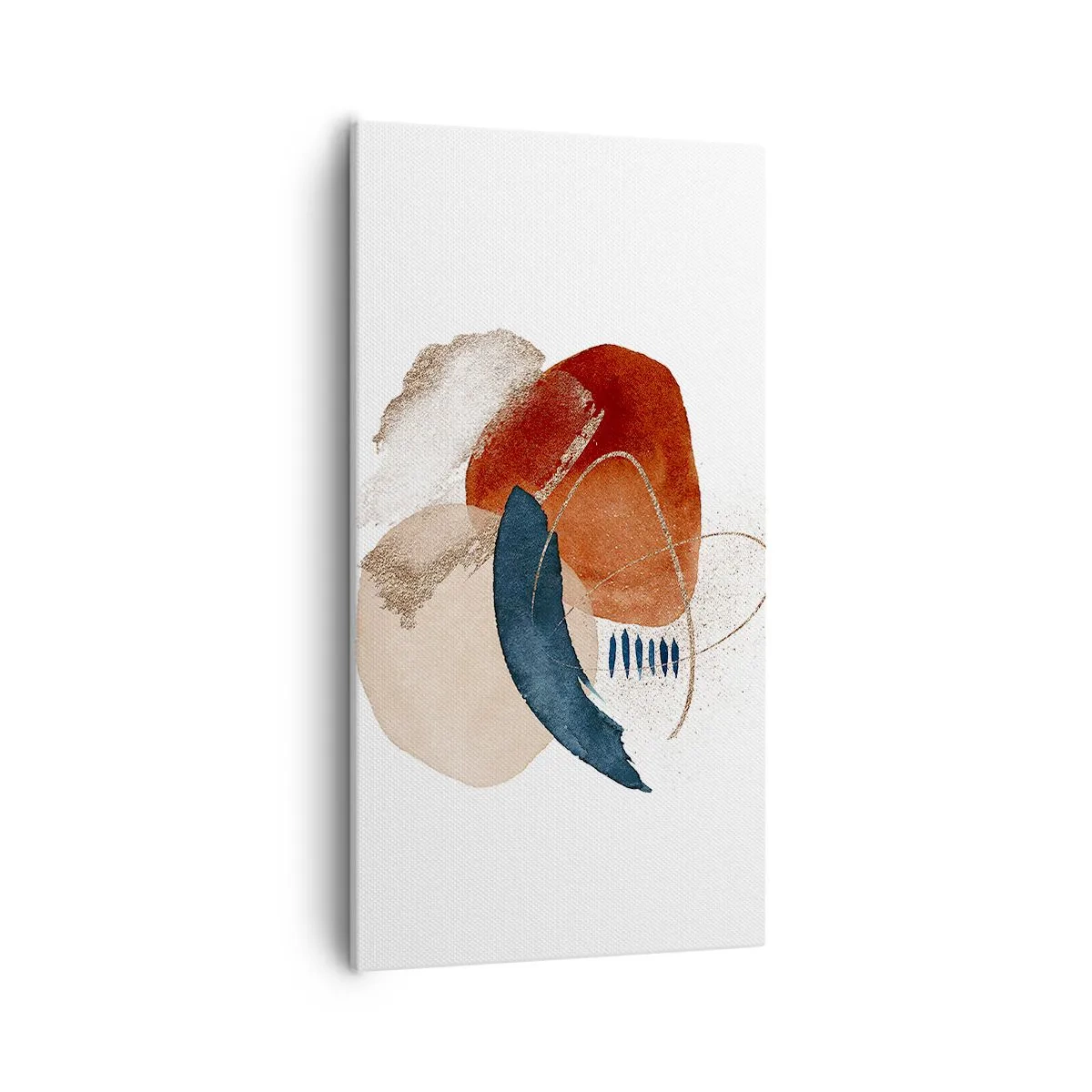 Bild auf Leinwand - Leinwandbild - Ovale Komposition - 55x100 cm