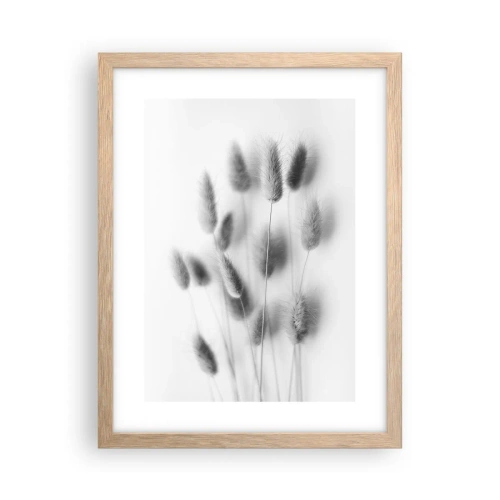 Poster in einem Rahmen aus heller Eiche - Eure flauschige Grashoheit - 30x40 cm