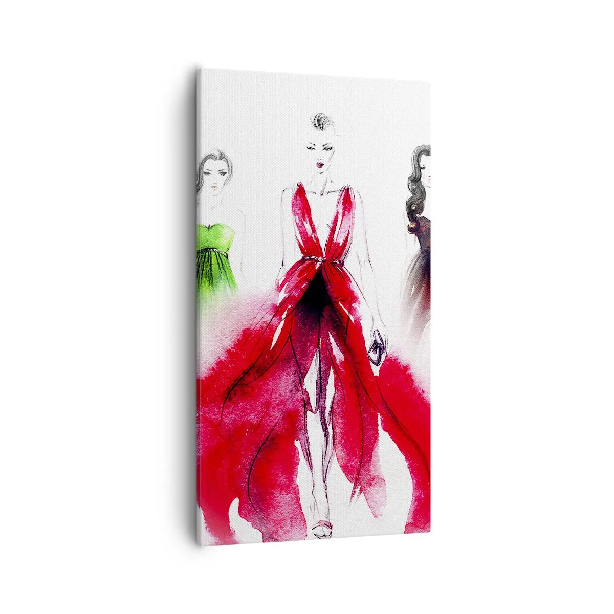 Bild auf Leinwand - Leinwandbild - Stimmungen für Kostüme - 55x100 cm