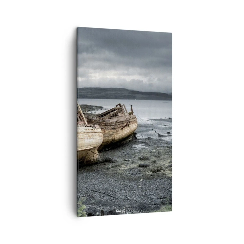 Bild auf Leinwand - Leinwandbild - „Als Zeichen würdevoller Härten“ - 45x80 cm