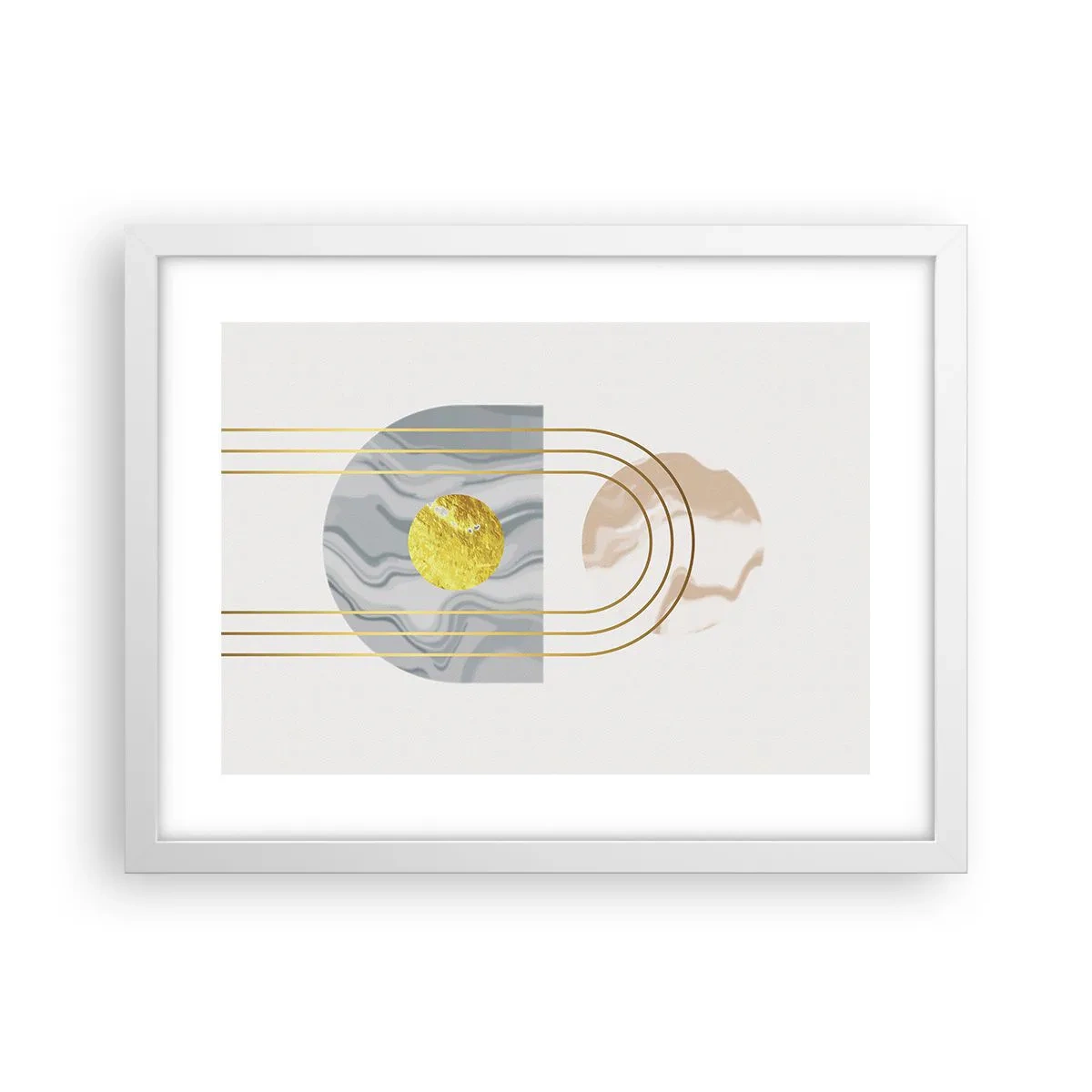 Poster in einem weißen Rahmen - Helligkeit und Brillanz - 40x30 cm