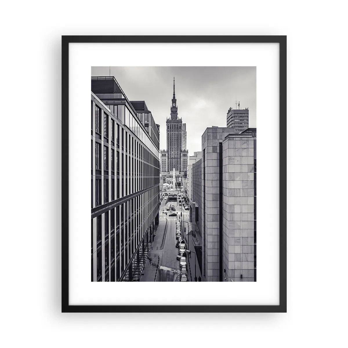 Poster in einem schwarzem Rahmen - Warschauer Tal - 40x50 cm