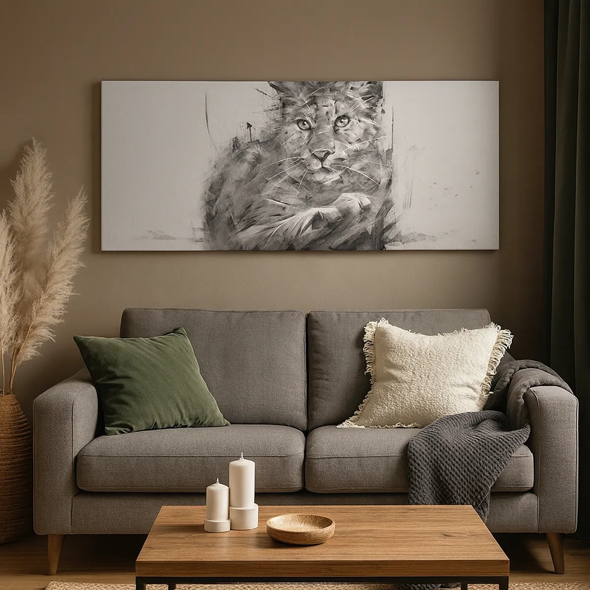 Bild auf Leinwand - Leinwandbild - Ja, ich höre aufmerksam zu - 30x30 cm