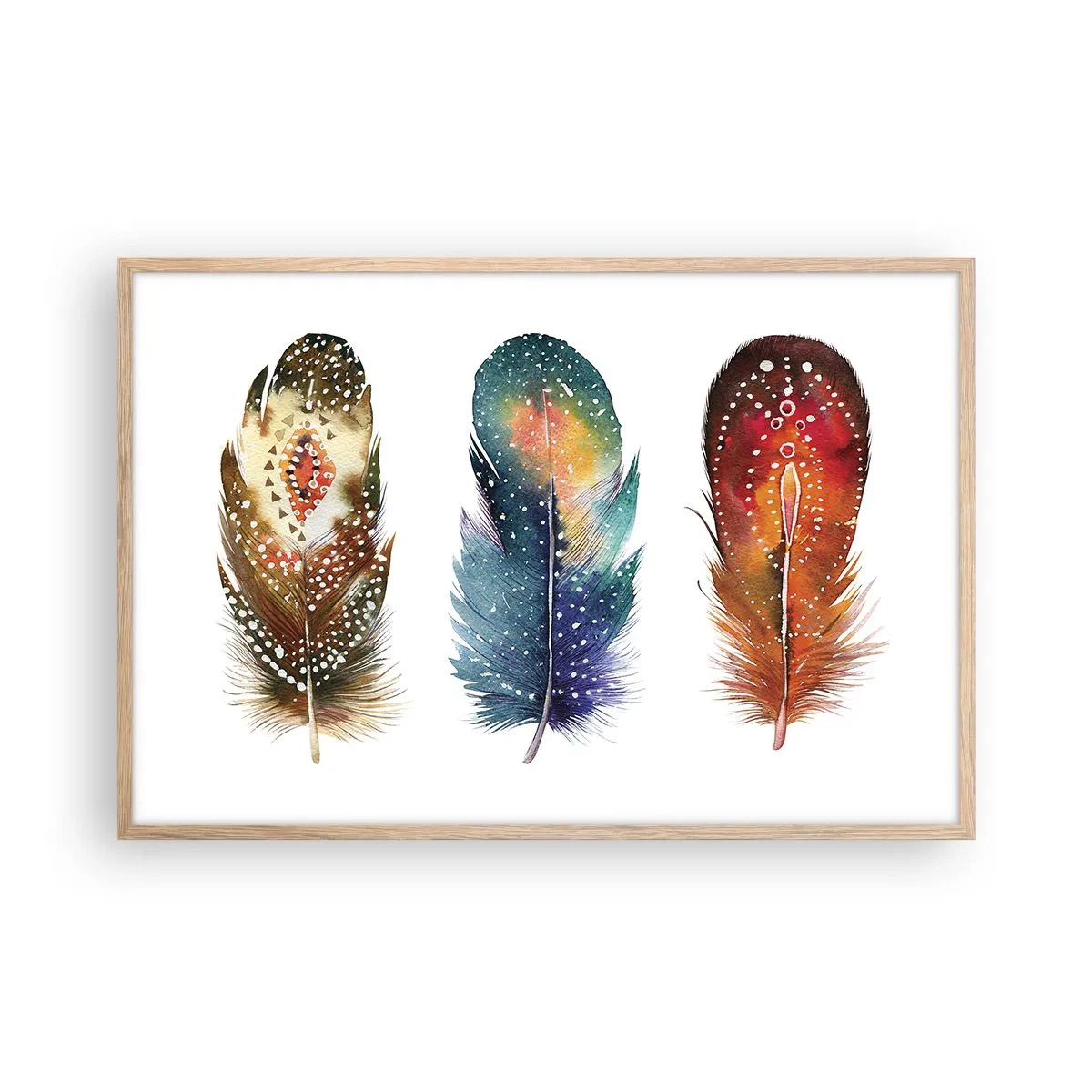 Poster in einem Rahmen aus heller Eiche - Rituale, Zeremonien, Geheimnisse - 91x61 cm