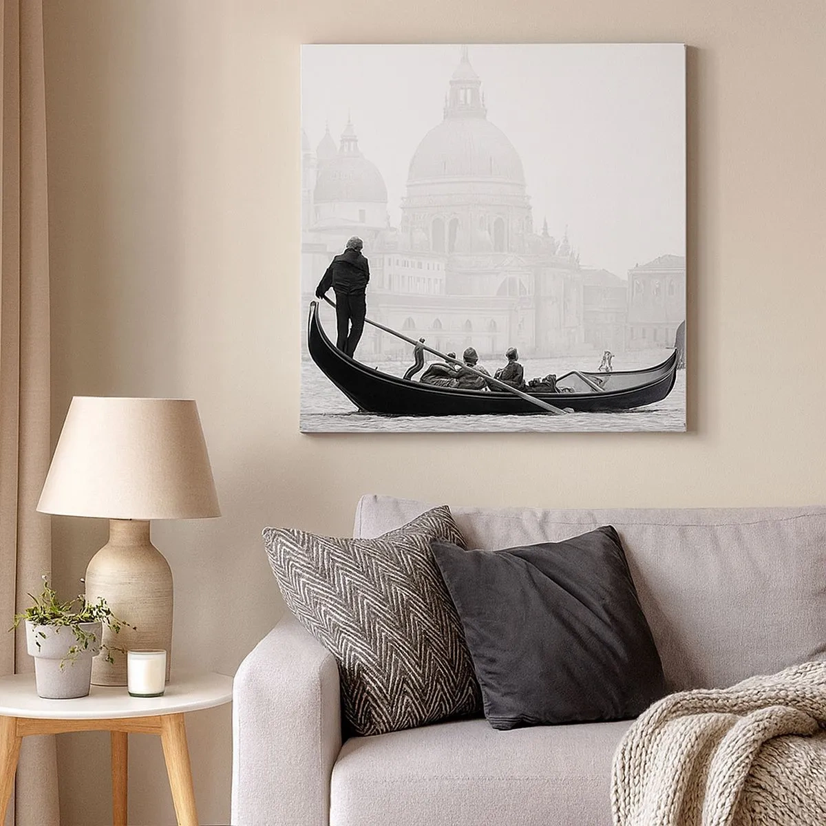 Bild auf Leinwand - Leinwandbild - Reise zu den Quellen der Schönheit - 30x30 cm