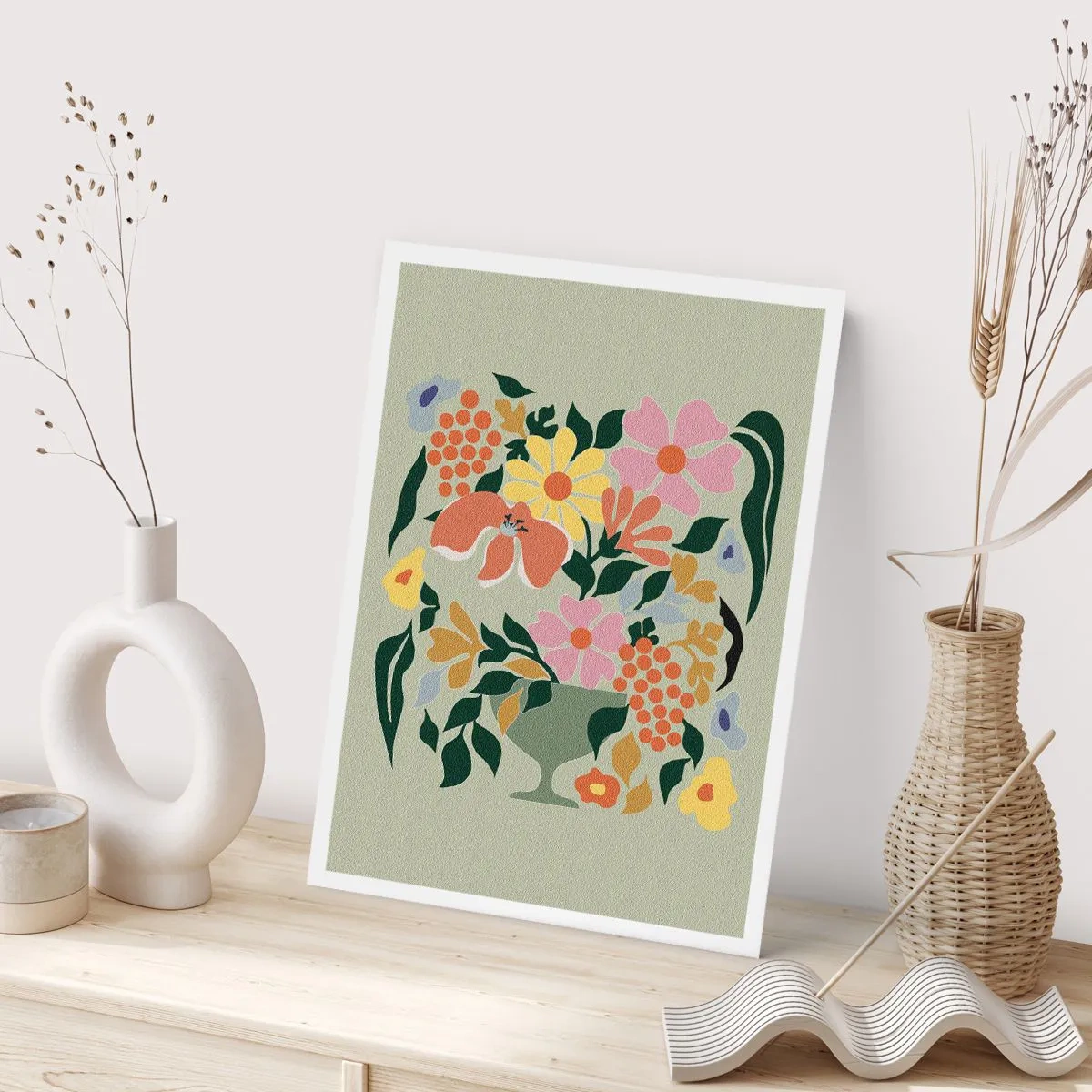 Poster - Strauß voller Leben - 40x50 cm