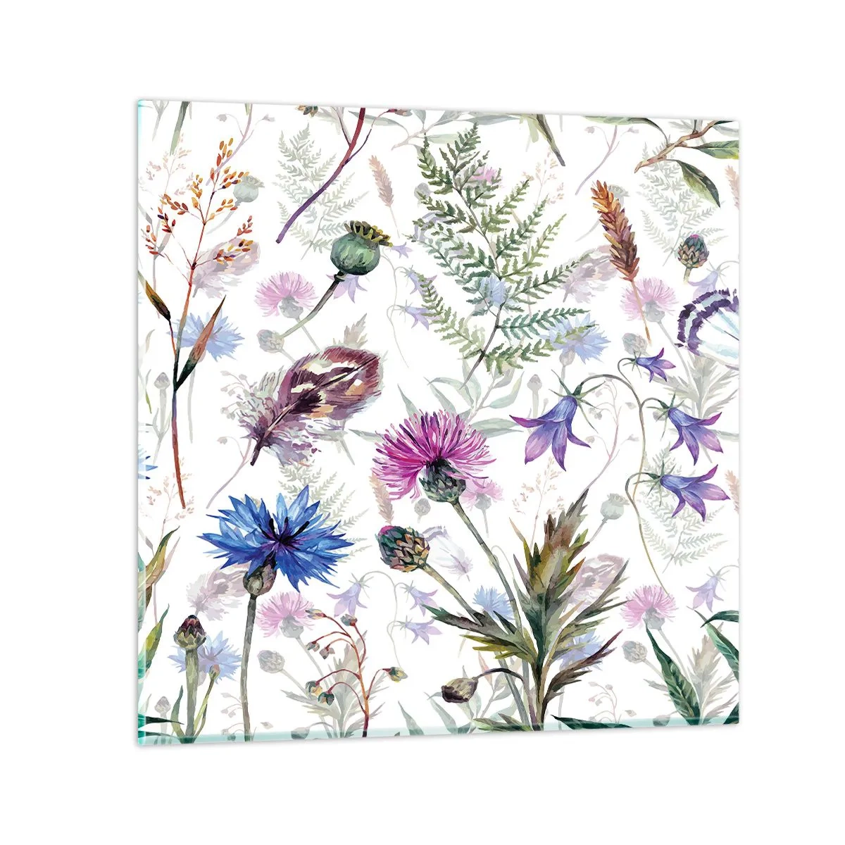 Glasbild - Bild auf glas - Polnisches Herbarium - 70x70 cm