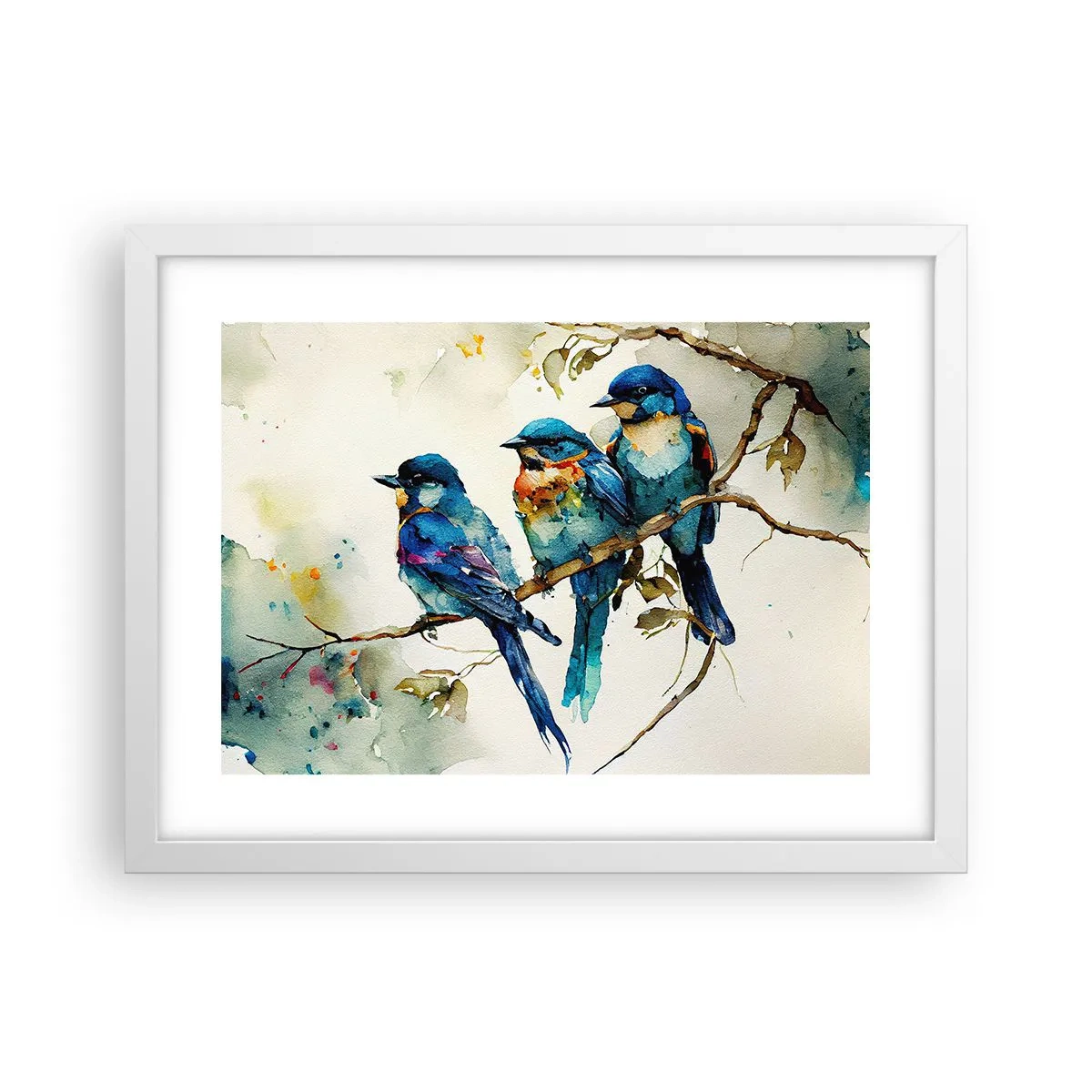 Poster in einem weißen Rahmen - War er beleidigt? - 40x30 cm