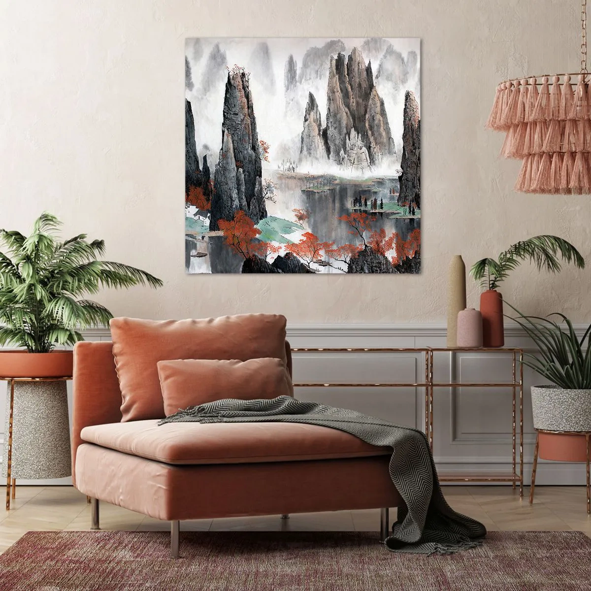 Bild auf Leinwand - Leinwandbild - Mächtige Wächter - 40x40 cm