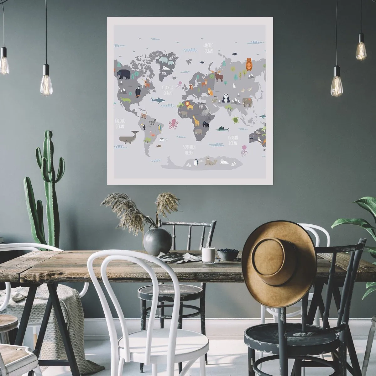 Poster - Sag mir wo du herkommst ... - 40x40 cm