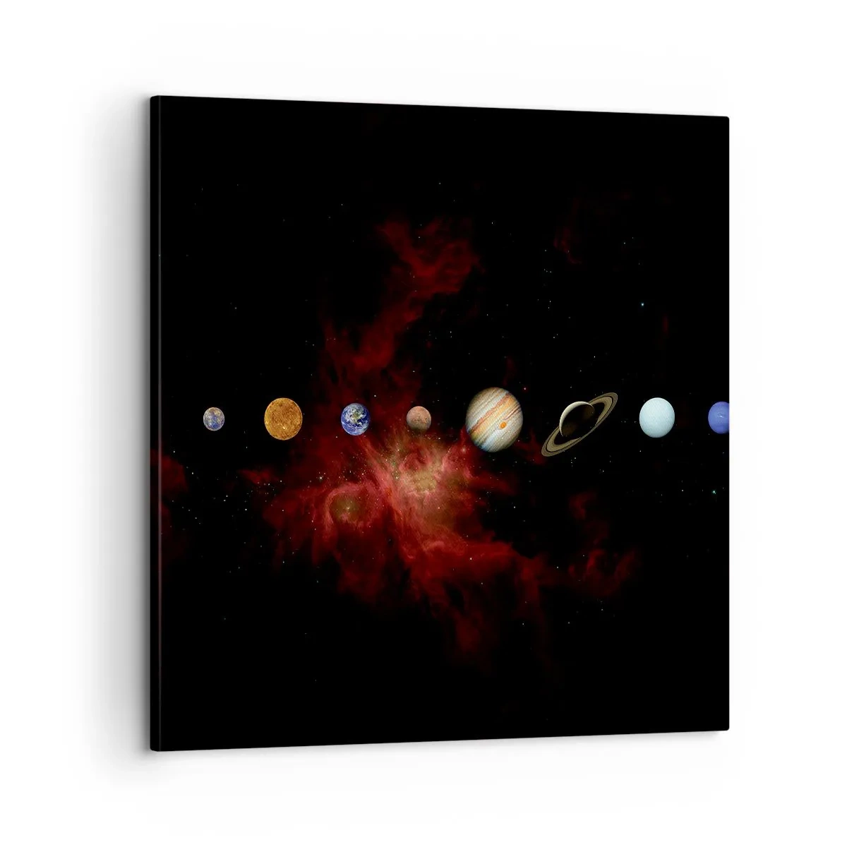 Bild auf Leinwand - Leinwandbild - Unsere Nachbarschaft - 60x60 cm