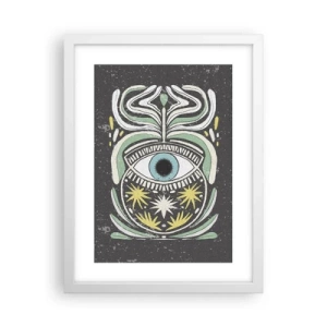 Poster in einem weißen Rahmen - Stammesrituale - 30x40 cm