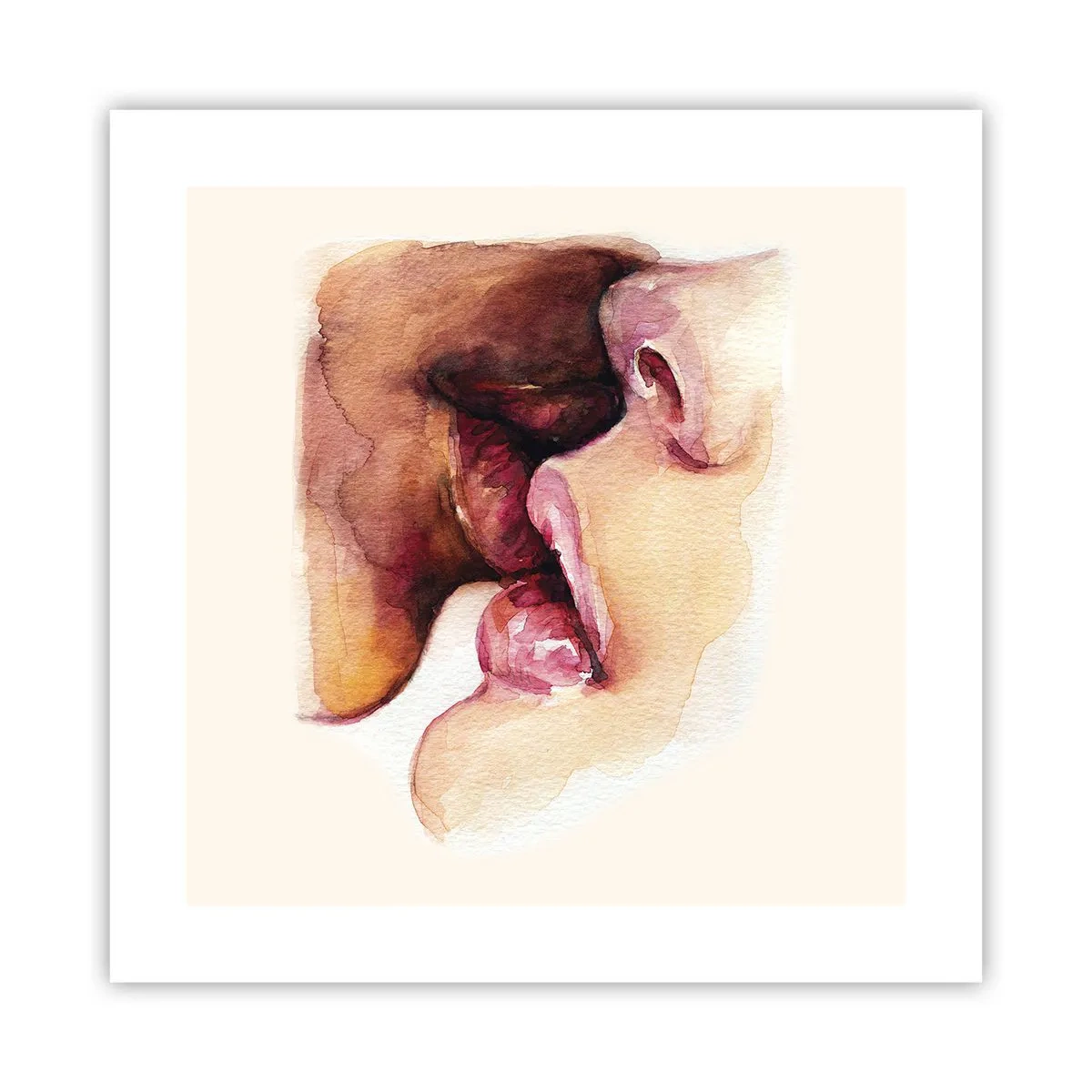 Poster - Wie Tag und Nacht, Erde und Himmel - 40x40 cm