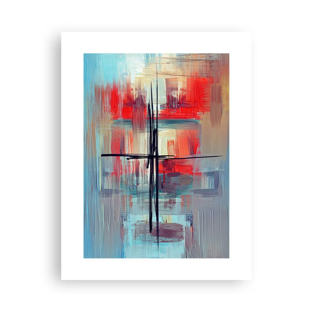 Poster - Landschaft in einer unbekannten Dimension - 30x40 cm