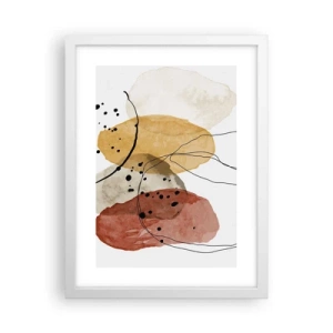 Poster in einem weißen Rahmen - Wie leichte, transparente Luft - 30x40 cm