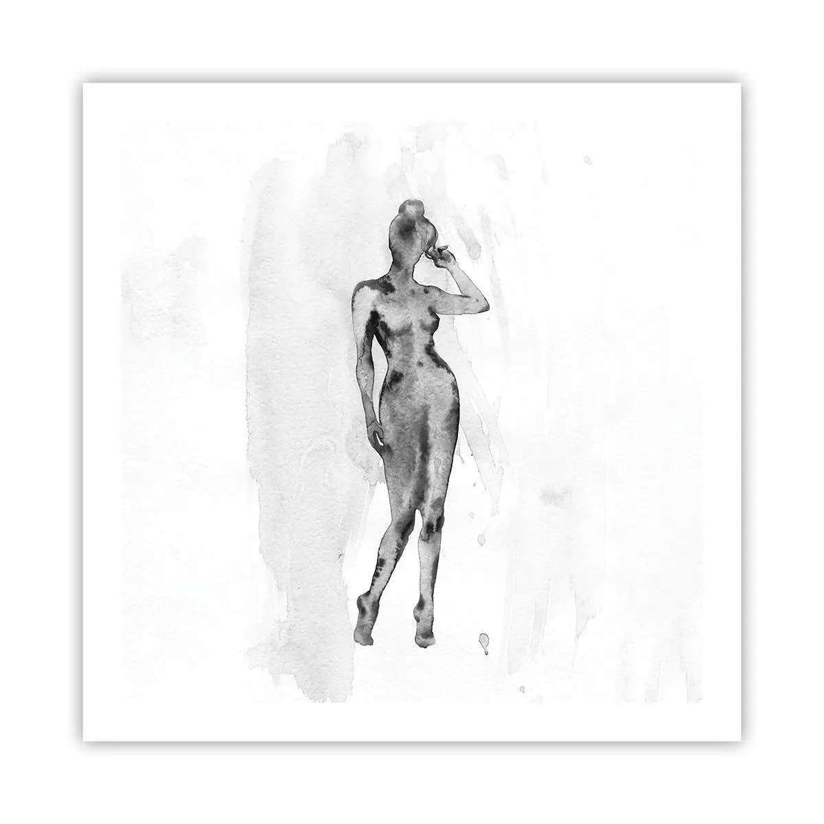 Poster - Eine Studie über das Ideal der Weiblichkeit - 60x60 cm