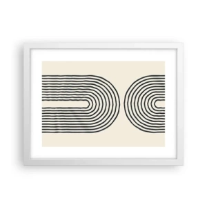 Poster in einem weißen Rahmen - In einem Moment ... - 40x30 cm