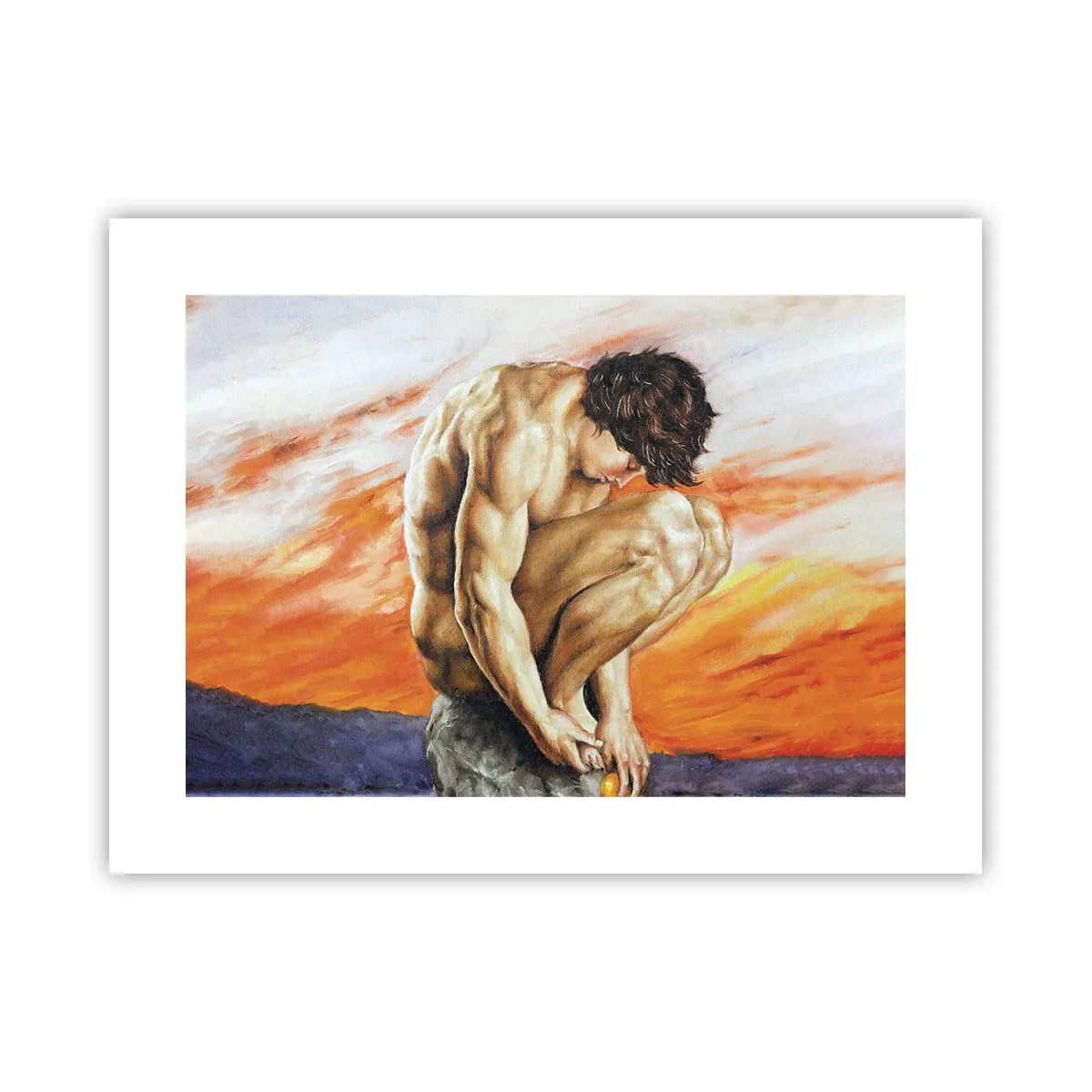 Poster - In sich versunken - 40x30 cm