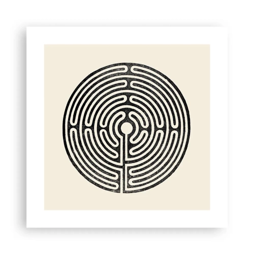 Poster - Geheimnisvolle Ordnung - 40x40 cm