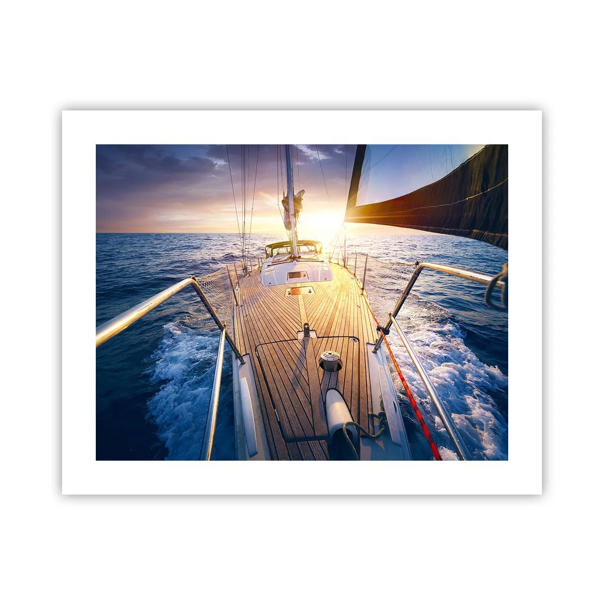 Poster - Laufen unter den Wellen - 50x40 cm