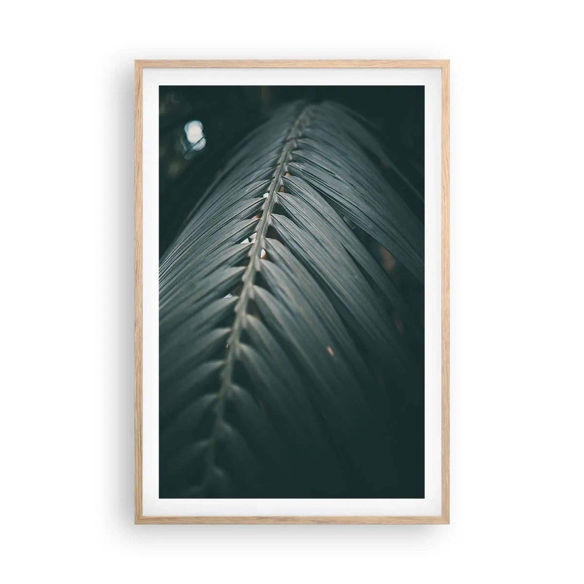 Poster in einem Rahmen aus heller Eiche - Die Präzision der Natur - 61x91 cm