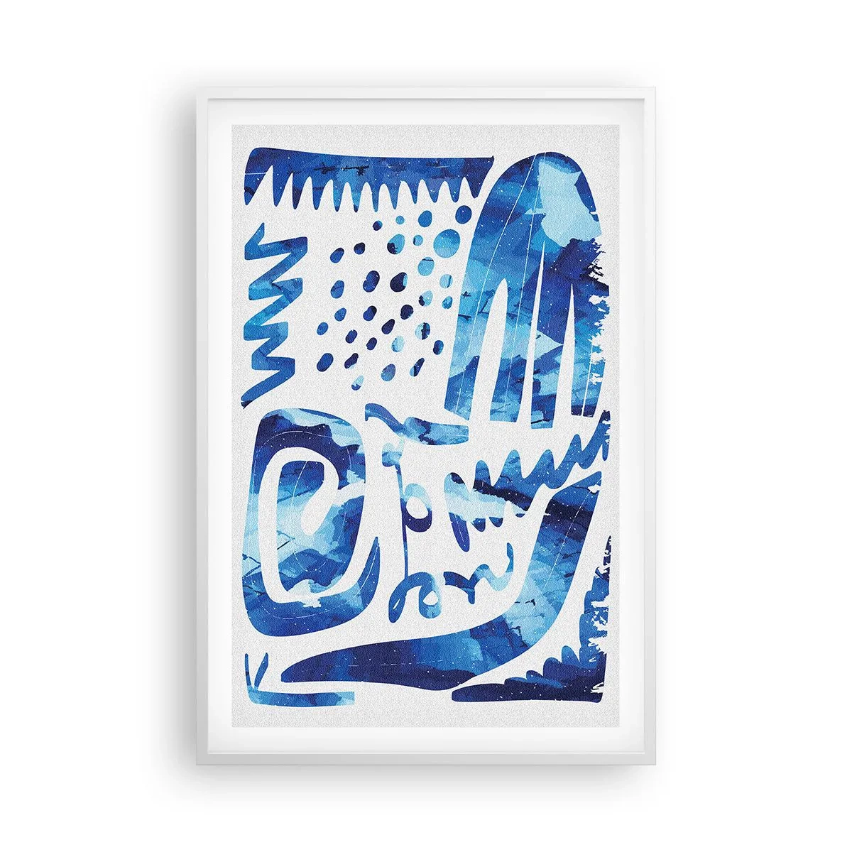 Poster in einem weißen Rahmen - Zurück zu den Wurzeln - 61x91 cm