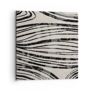 Bild auf Leinwand - Leinwandbild - Linienpool - 70x70 cm