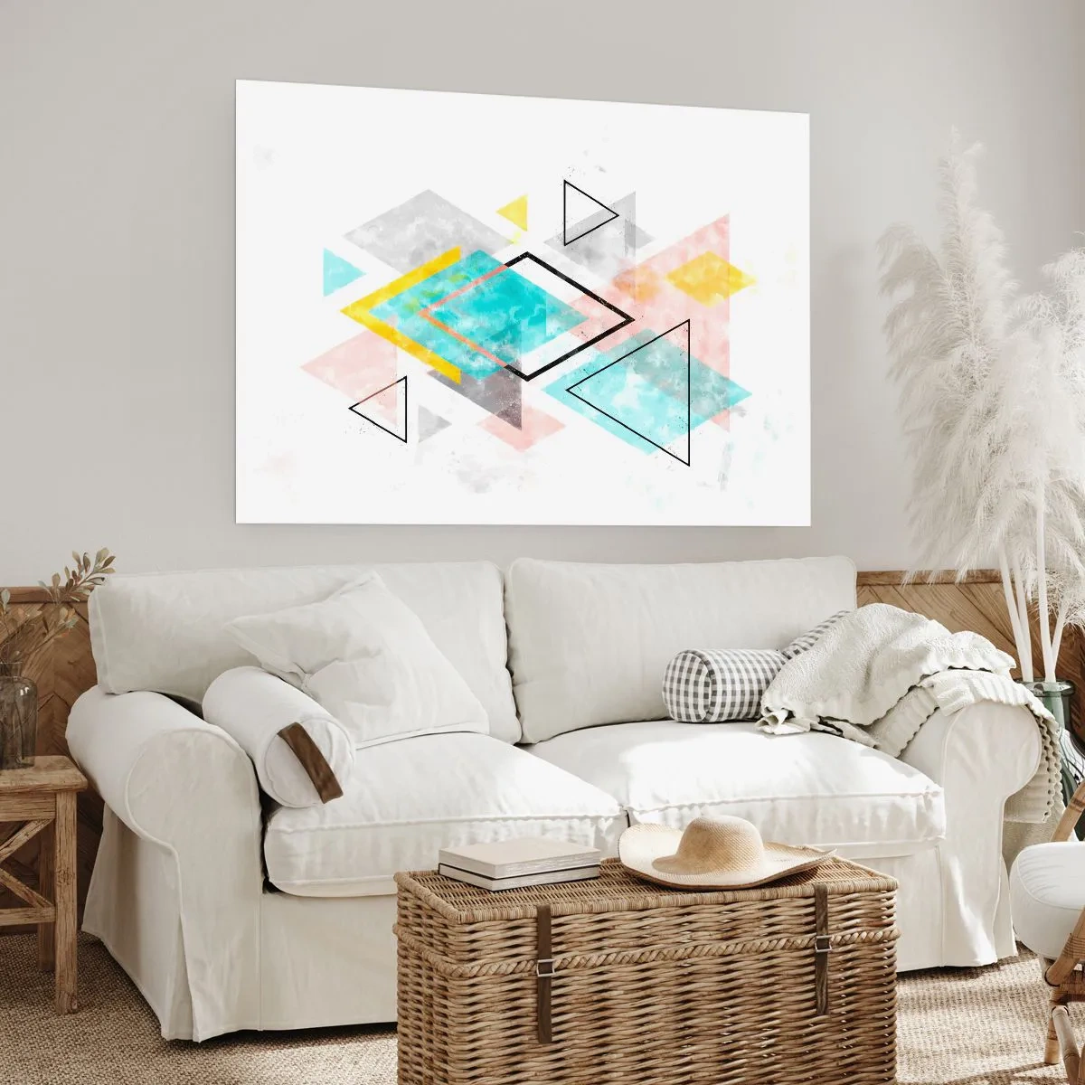 Poster - Geometrisches Spiel - 70x50 cm
