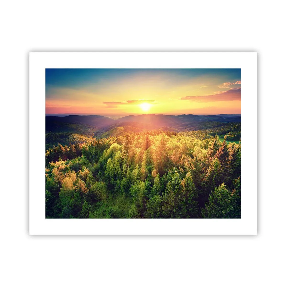 Poster - Scheitelpunkte und Spitzen - 50x40 cm