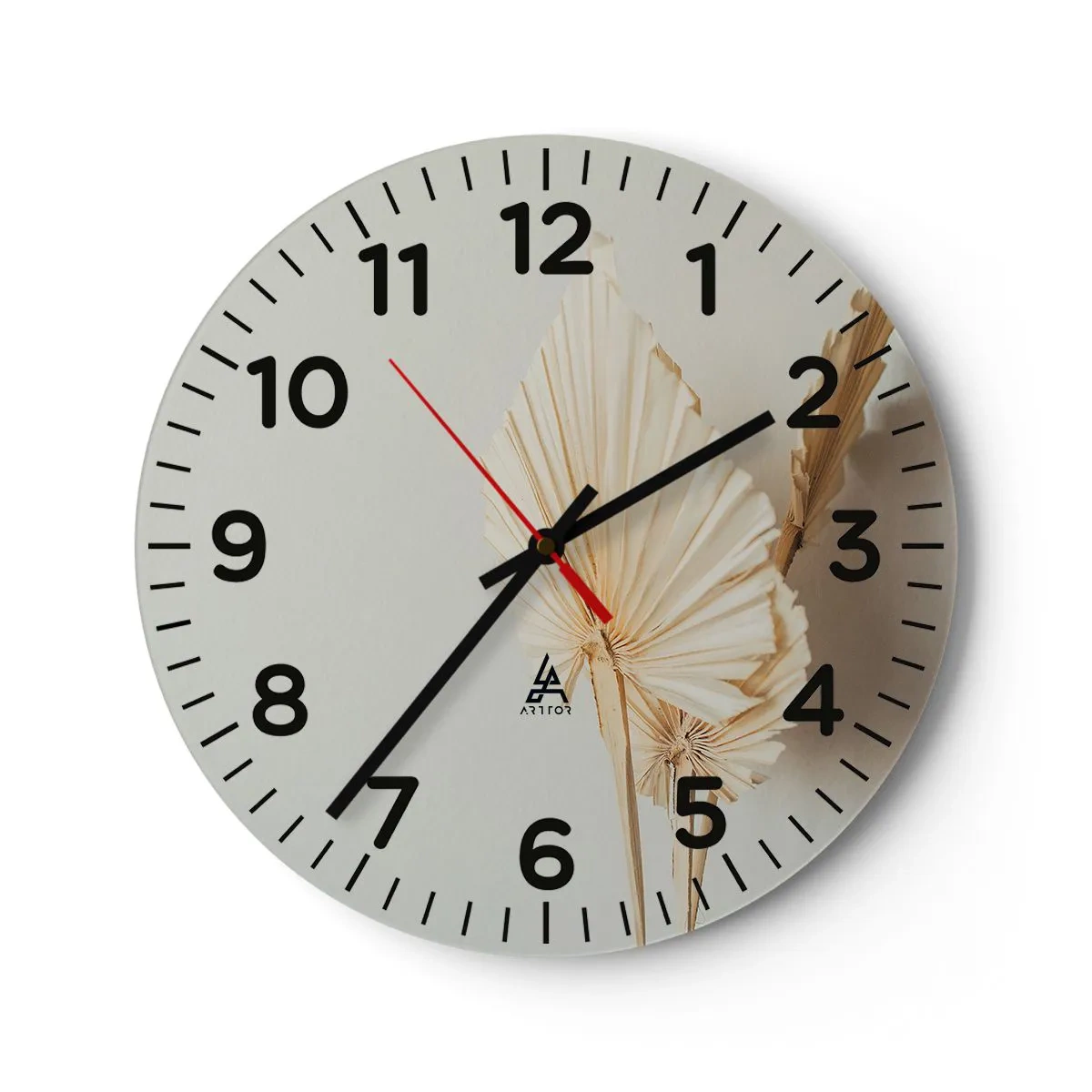 Wanduhr - Glasuhr - Wenn Sie Erleichterung brauchen - 30x30 cm