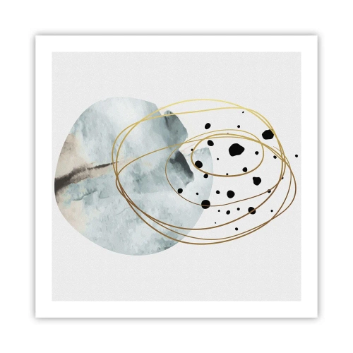 Poster - Vom Weltraum umarmt - 60x60 cm