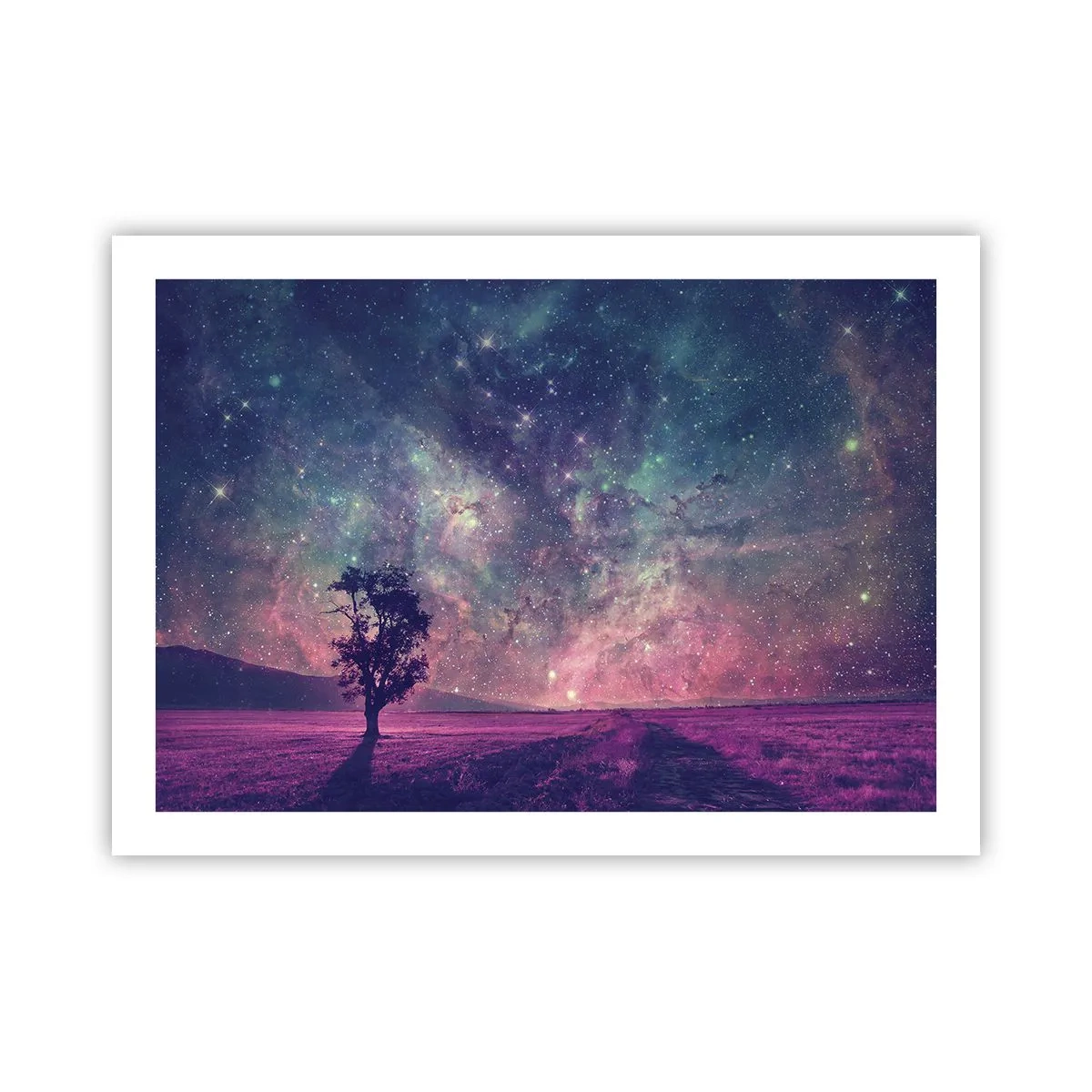 Poster - Unter dem magischen Himmel - 70x50 cm