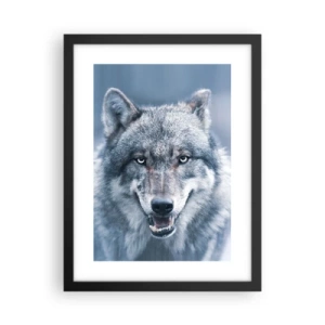 Poster in einem schwarzem Rahmen - Werden Sie die Herausforderung annehmen? - 30x40 cm