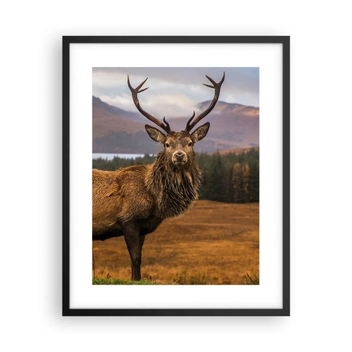 Poster in einem schwarzem Rahmen - Die Majestät der Natur - 40x50 cm