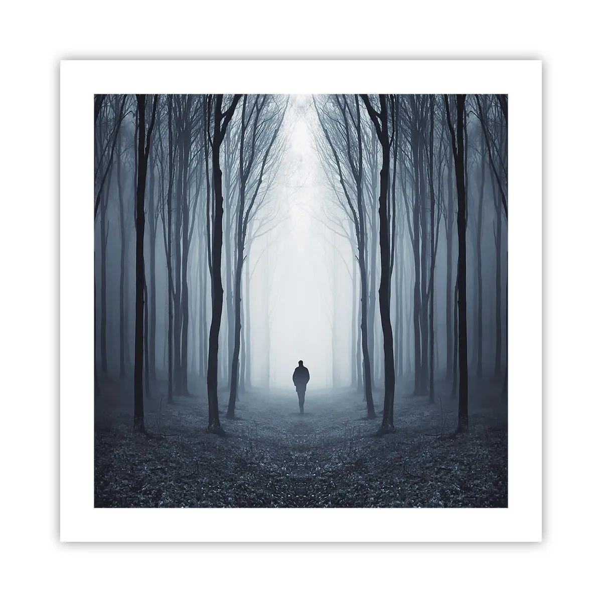 Poster - Alles einfach und übersichtlich - 50x50 cm