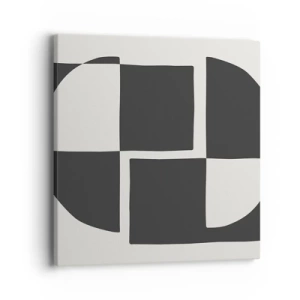 Bild auf Leinwand - Leinwandbild - Antithese - Synthese - 40x40 cm