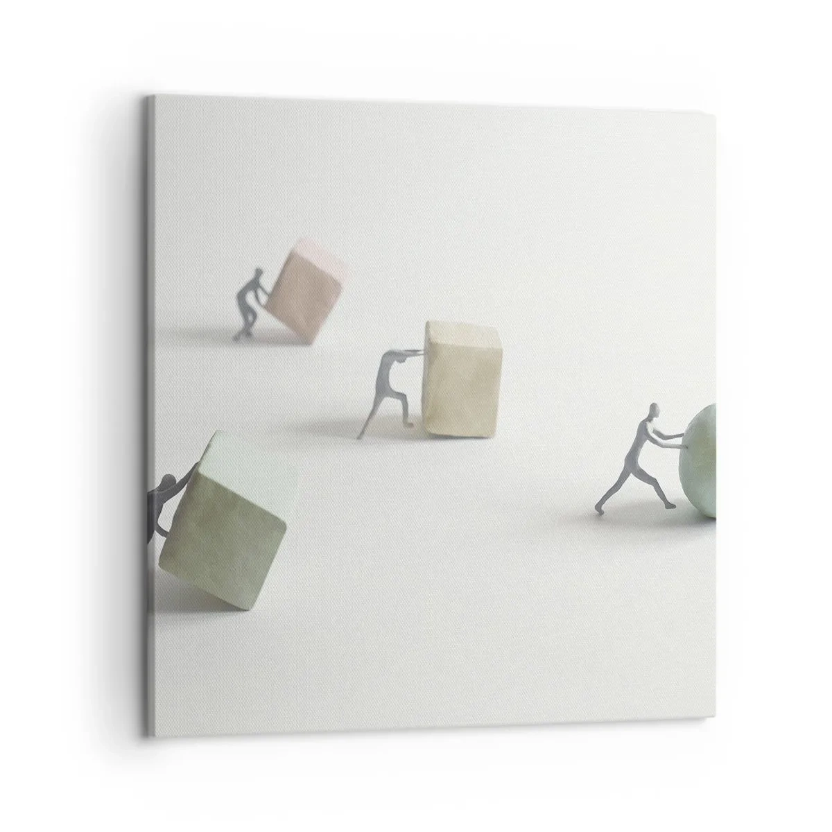 Bild auf Leinwand - Leinwandbild - Pures Leben - 50x50 cm