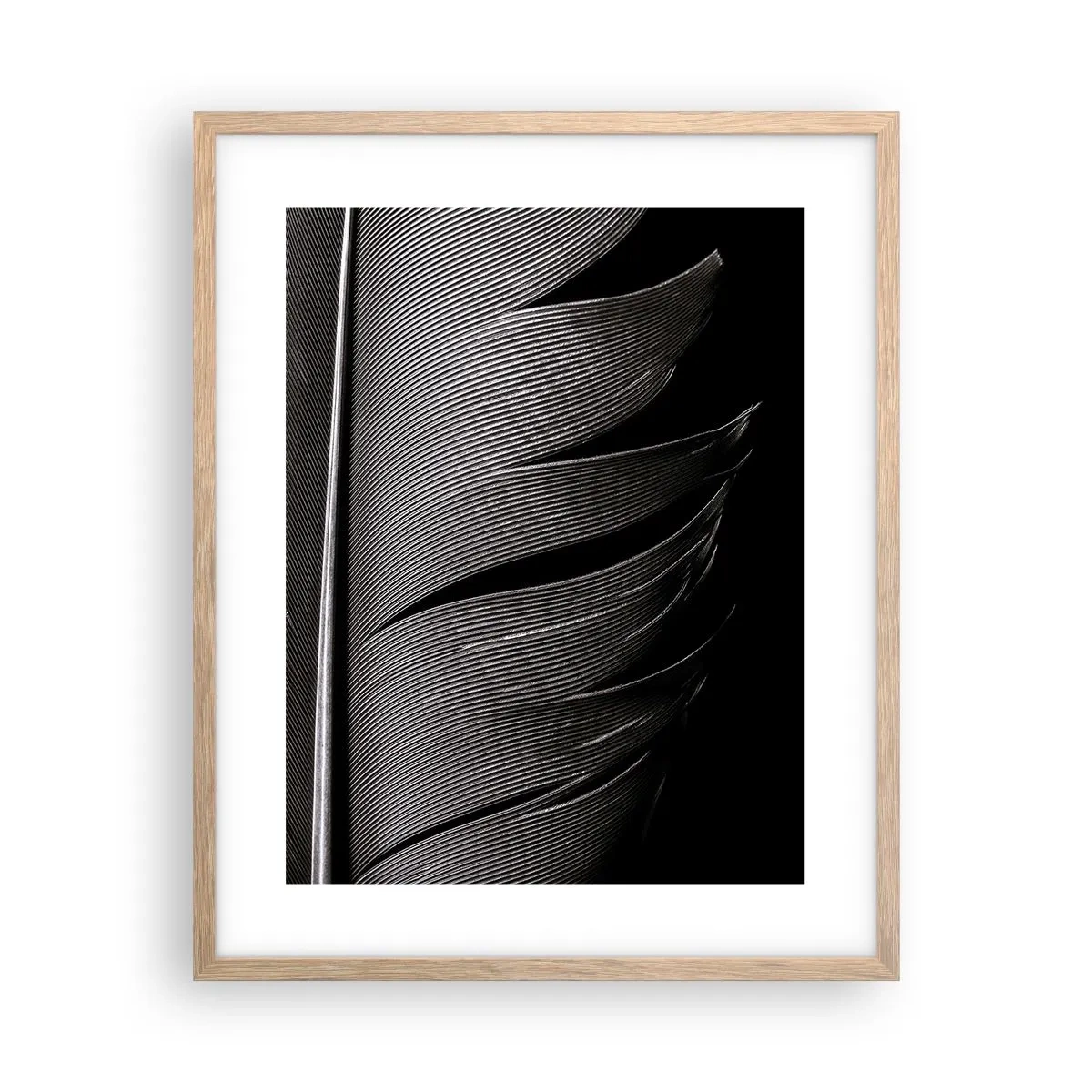 Poster in einem Rahmen aus heller Eiche - Stift – ein wunderbares Design - 40x50 cm