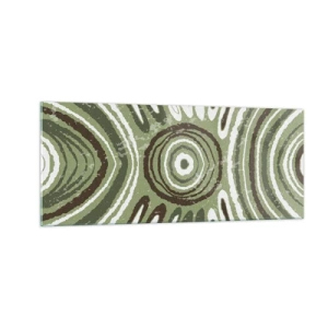 Glasbild - Bild auf glas - Explosion von Emotionen - 100x40 cm