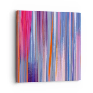Bild auf Leinwand - Leinwandbild - Aufstieg zum Regenbogen - 30x30 cm